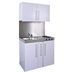 Eyeline Bronze Mini Kitchen with Wall Cupboards